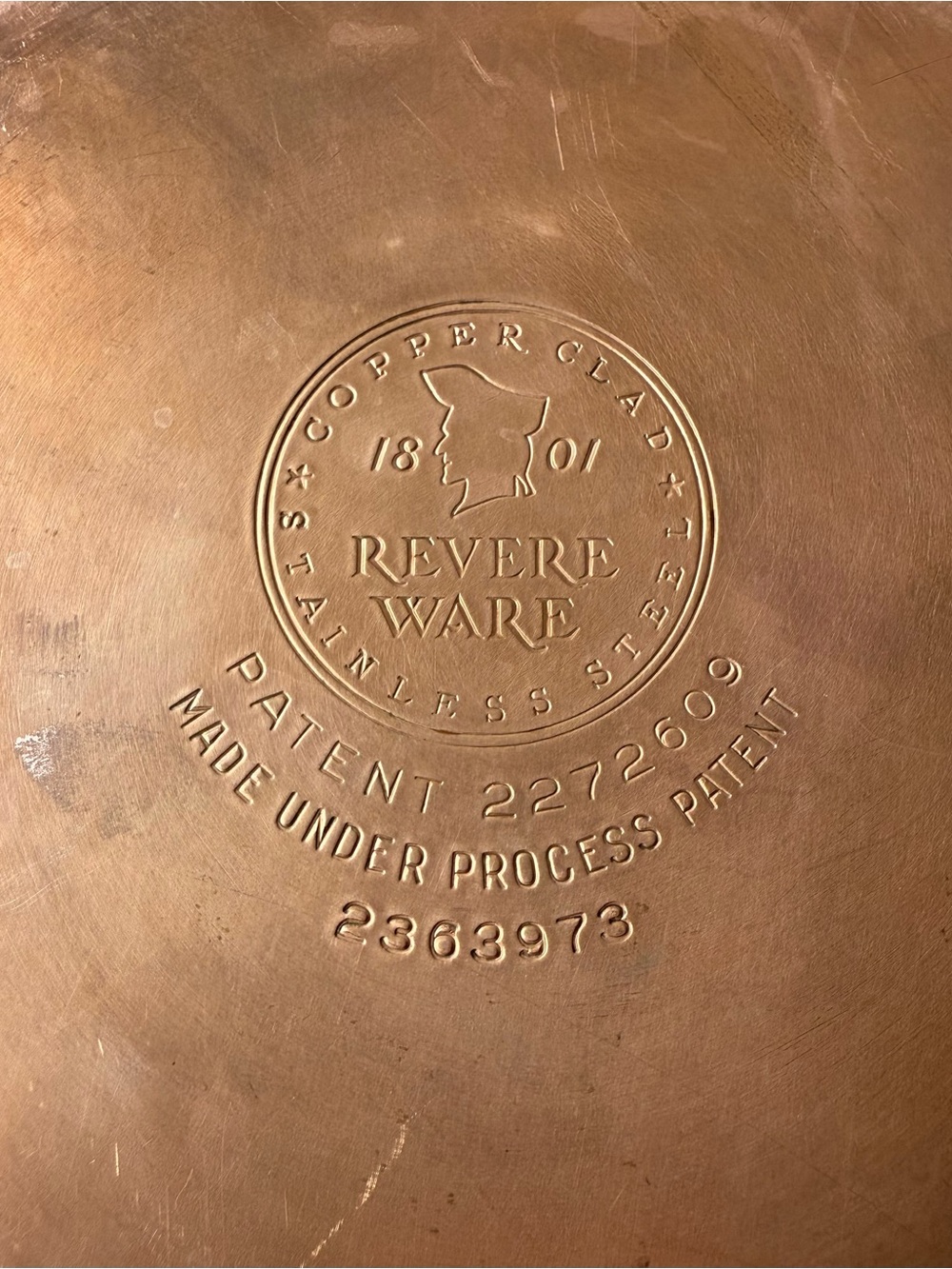 Vintage 8” Revere Ware Egg Poacher Copper Clad Pan - Picture 9 of 14
